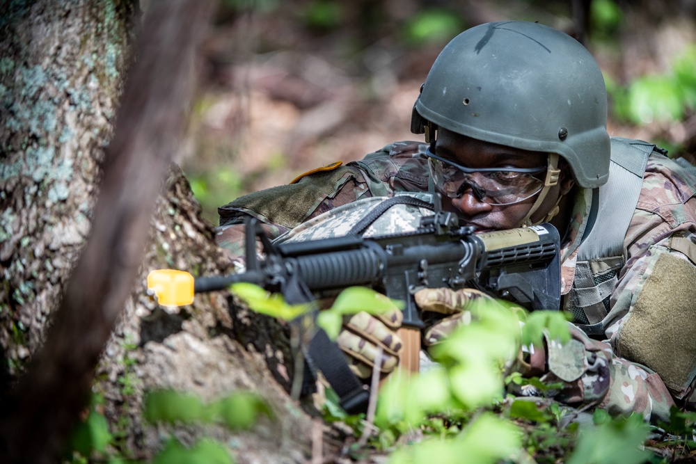 National Guard Bureau Region B Officer Candidates Conduct Phase II Training