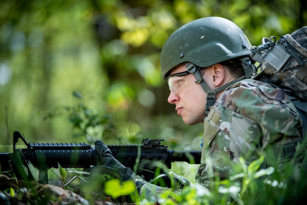 National Guard Bureau Region B Officer Candidates Conduct Phase II Training