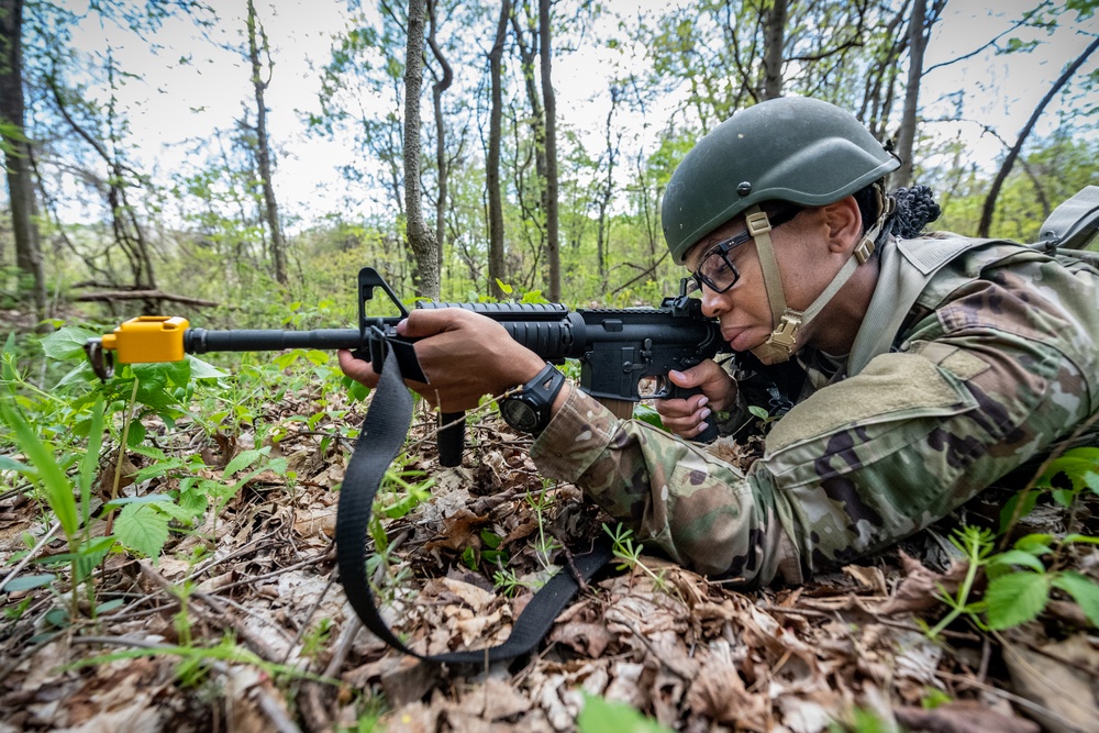 National Guard Bureau Region B Officer Candidates Conduct Phase II Training