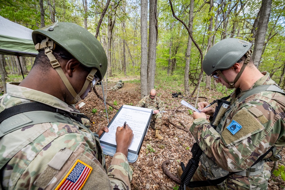 National Guard Bureau Region B Officer Candidates Conduct Phase II Training