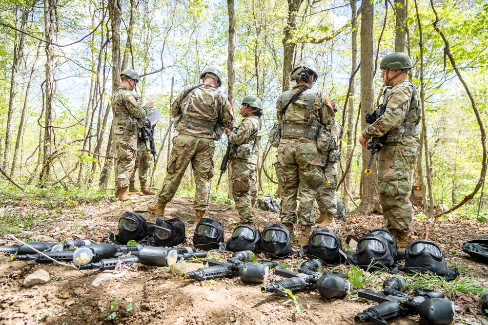 National Guard Bureau Region B Officer Candidates Conduct Phase II Training