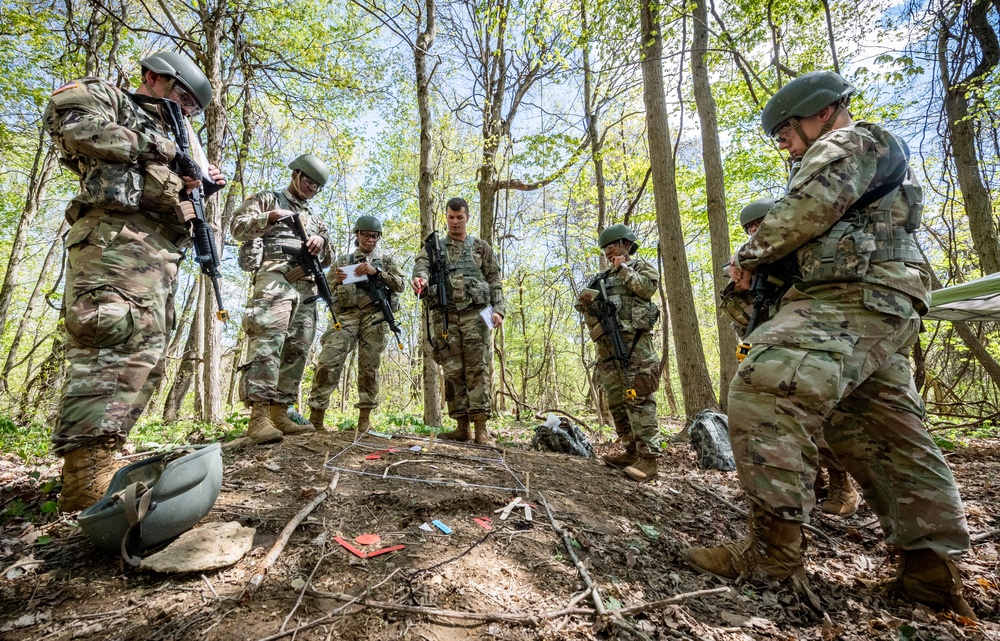 National Guard Bureau Region B Officer Candidates Conduct Phase II Training