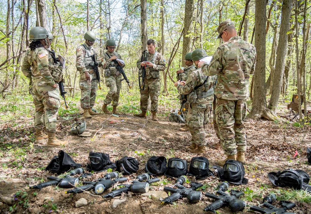 National Guard Bureau Region B Officer Candidates Conduct Phase II Training