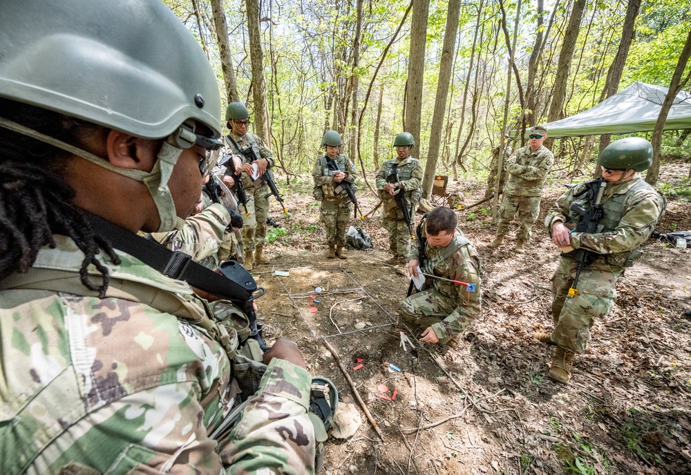 National Guard Bureau Region B Officer Candidates Conduct Phase II Training