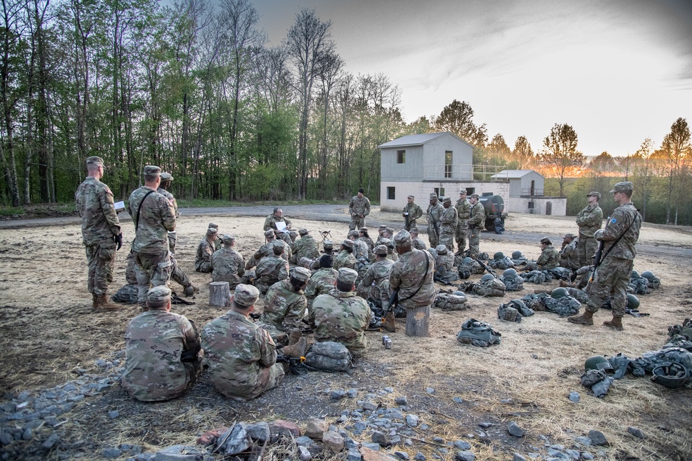 National Guard Bureau Region B Officer Candidates Conduct Phase II Training