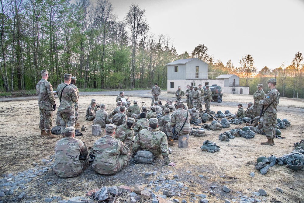 National Guard Bureau Region B Officer Candidates Conduct Phase II Training