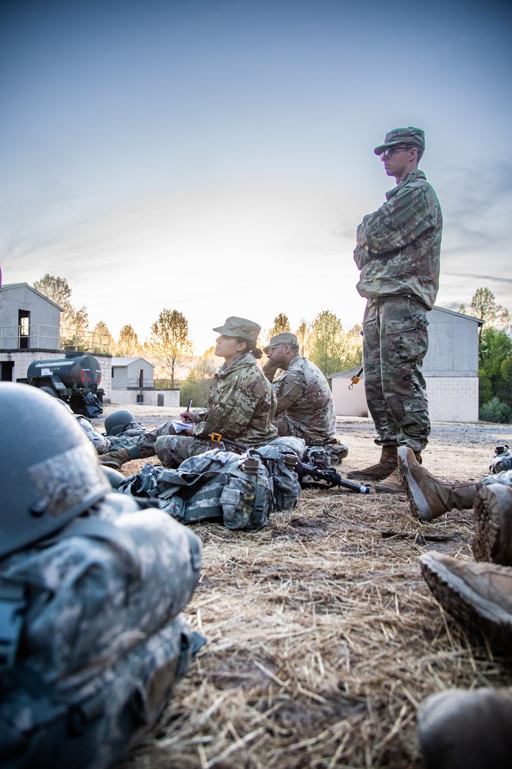 National Guard Bureau Region B Officer Candidates Conduct Phase II Training