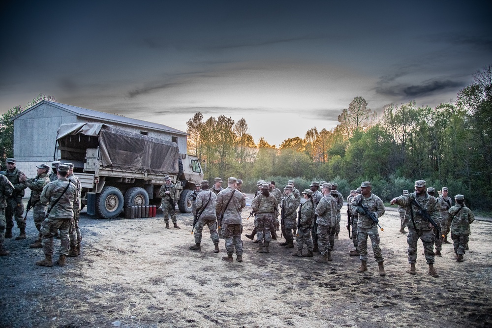 National Guard Bureau Region B Officer Candidates Conduct Phase II Training