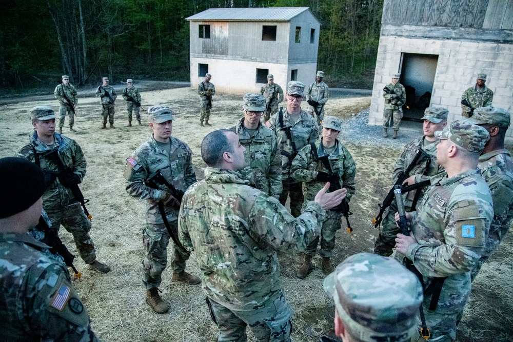 National Guard Bureau Region B Officer Candidates Conduct Phase II Training