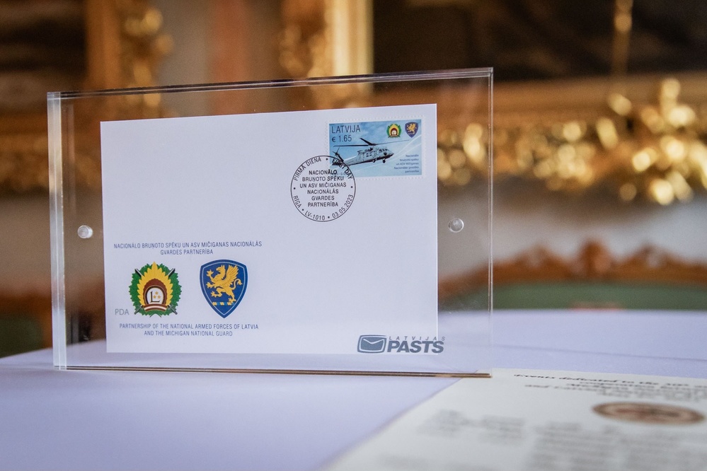 DVIDS - Images - Latvia honors Michigan National Guard partnership's past,  future with national postage stamp [Image 1 of 10]