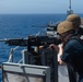 Blue Ridge Fires Weapons at Sea