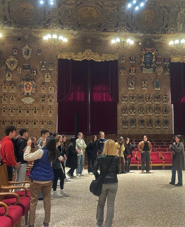 Busy spring for the Vicenza High School visiting Italian university, school