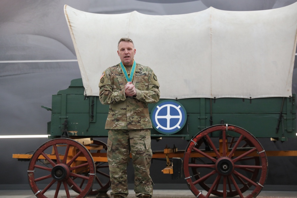 Lt. Col. Keane awarded the Honorable Order of St. Gabriel