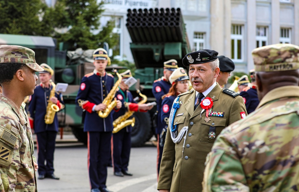 4ID Celebrates Constitution Day with Poland in Bolesławiec