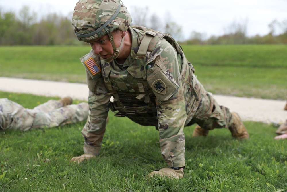 Michigan Army National Guard Soldiers compete in 2023 OHARNG State Best Warrior Competition