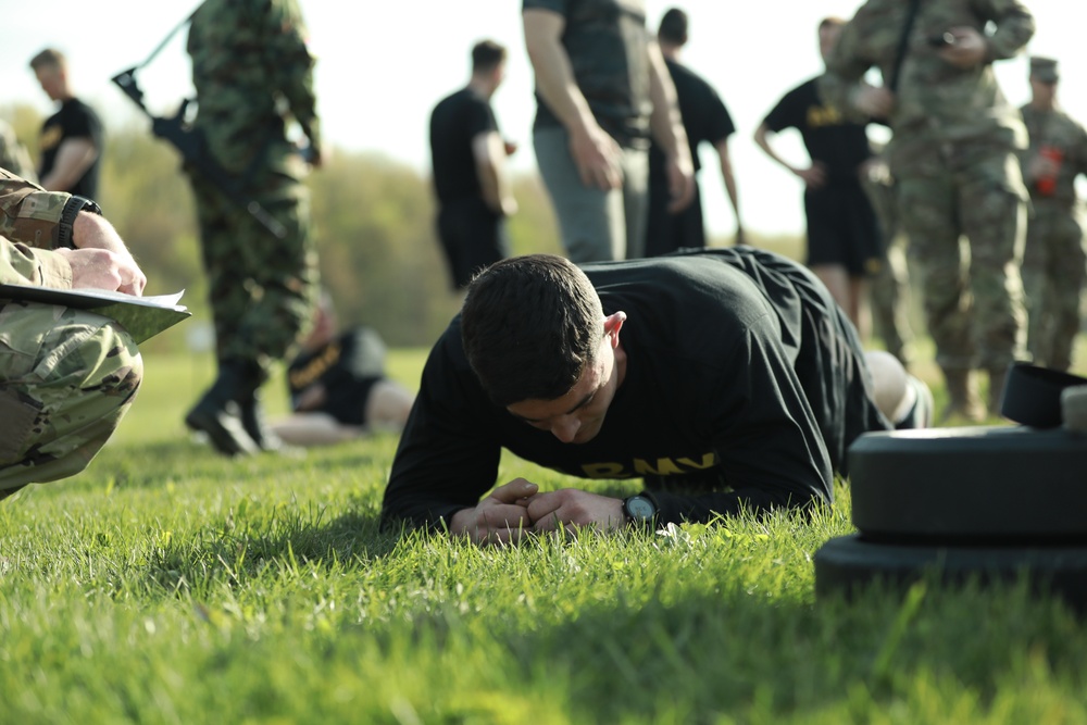 Michigan Army National Guard Soldiers compete in 2023 Region IV Best Warrior Competition