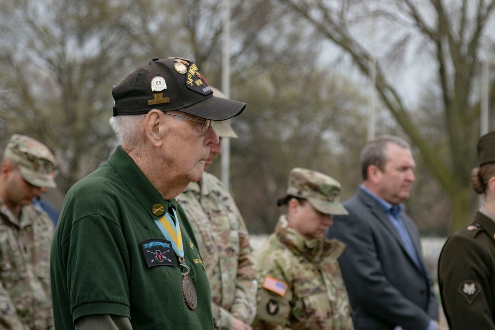 34th Infantry &quot;Red Bull&quot; Division Monument Dedication at Fort Snelling