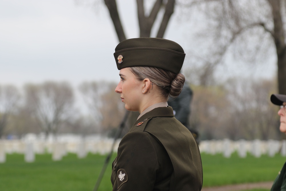 34th Infantry &quot;Red Bull&quot; Division Monument Dedication