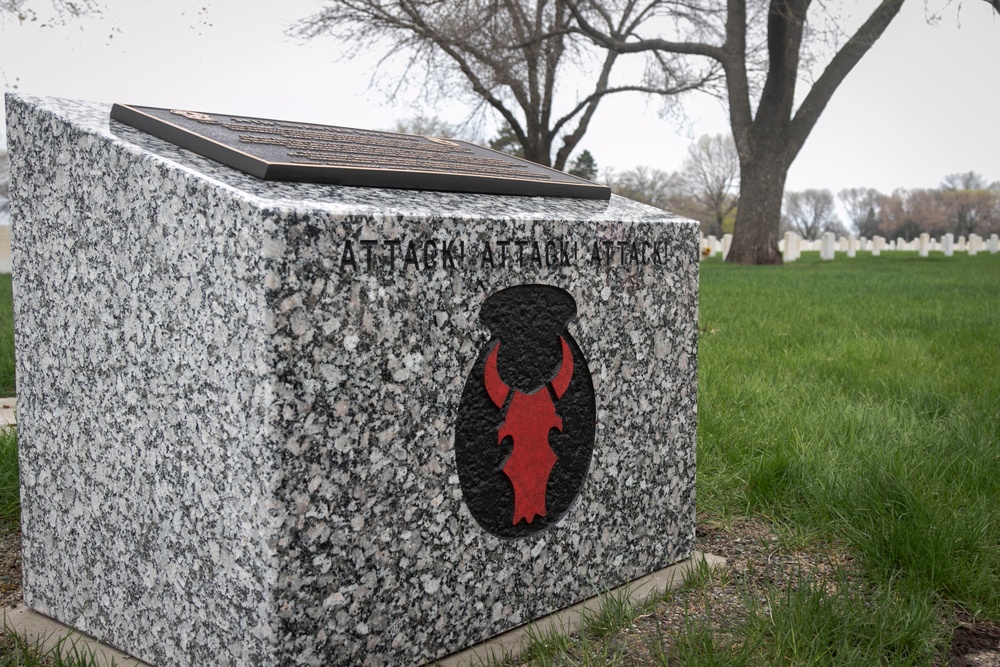 34th Red Bull Infantry Division Monument Dedication at Fort Snelling