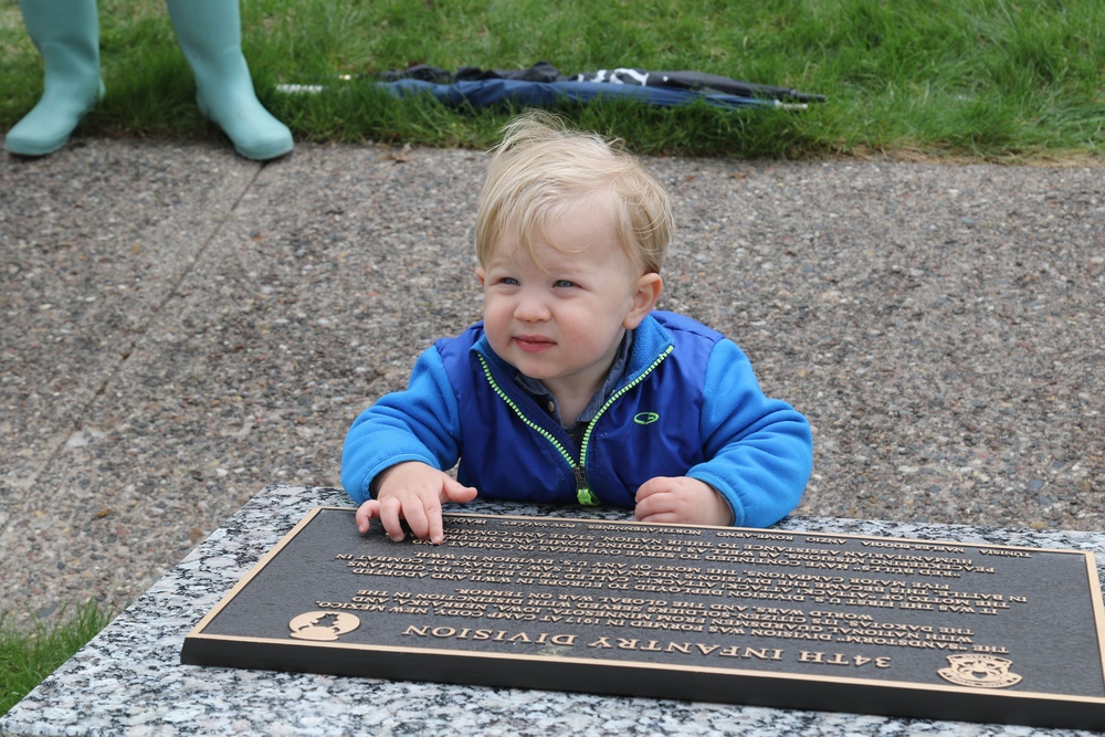 34th Infantry &quot;Red Bull&quot; Division Monument Dedication