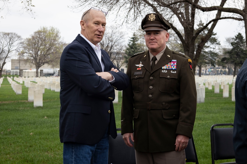 34th Red Bull Infantry Division Monument Dedication at Fort Snelling