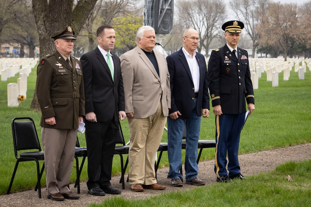 34th Red Bull Infantry Division Monument Dedication at Fort Snelling