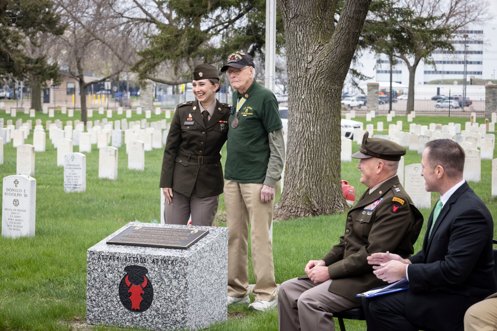 34th Red Bull Infantry Division Monument Dedication at Fort Snelling