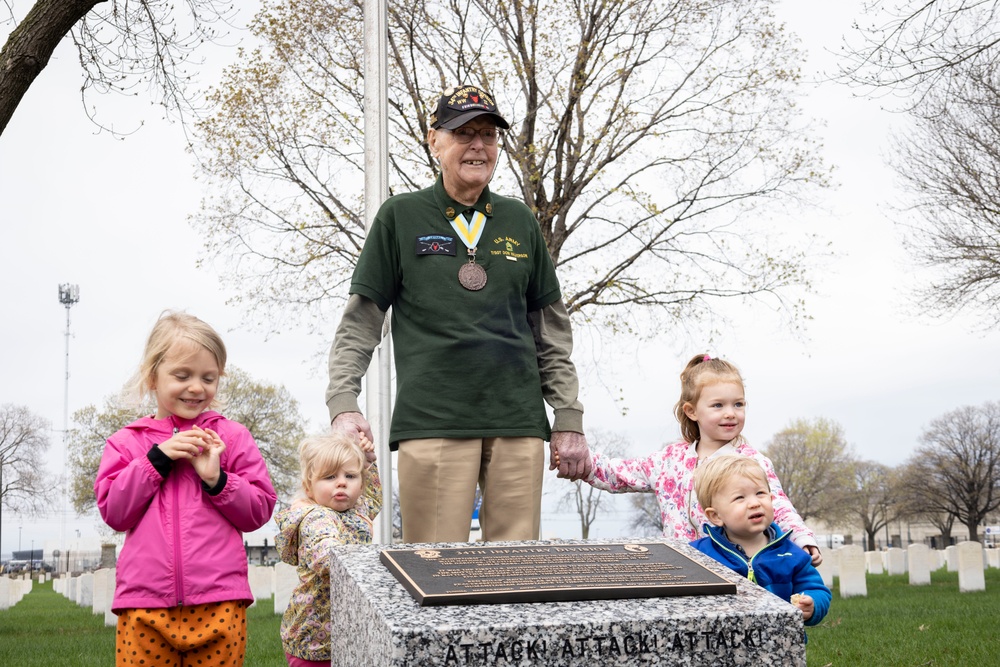 34th Red Bull Infantry Division Monument Dedication at Fort Snelling