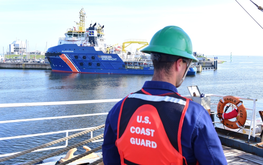 USCGC Eagle arrives in Den Helder, the Netherlands