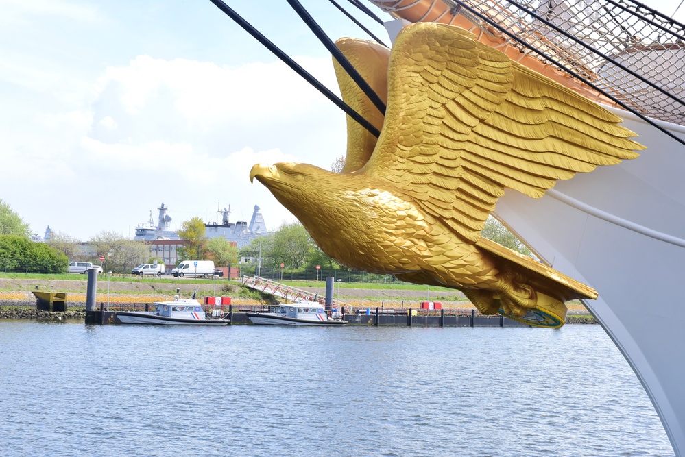 USCGC Eagle arrives in Den Helder, the Netherlands