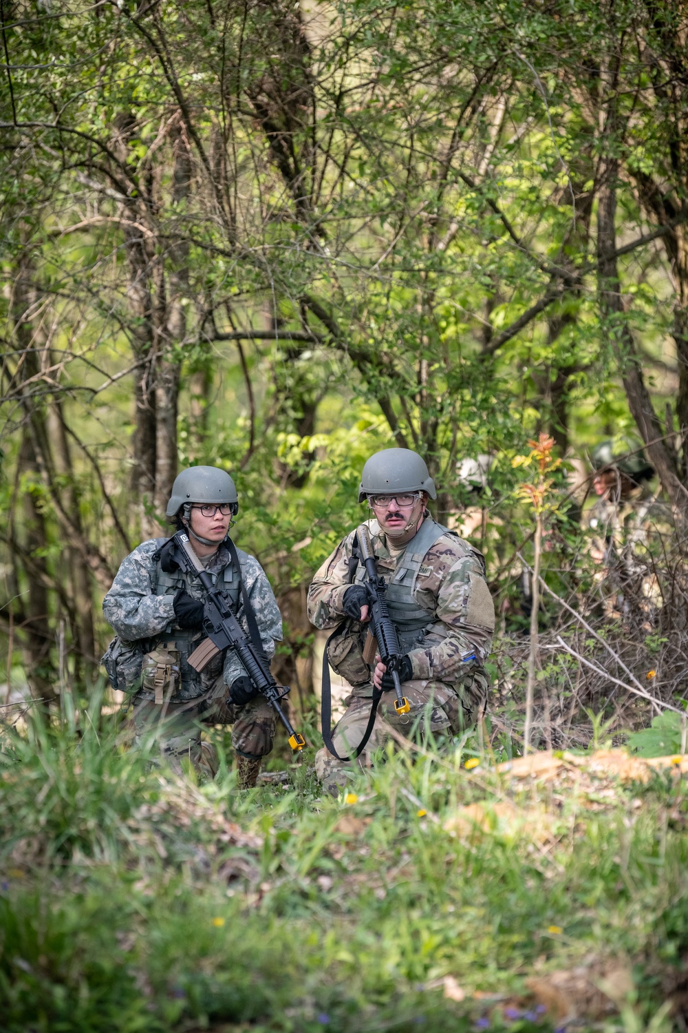 National Guard Bureau Region B Officer Candidates Conduct Phase II Training