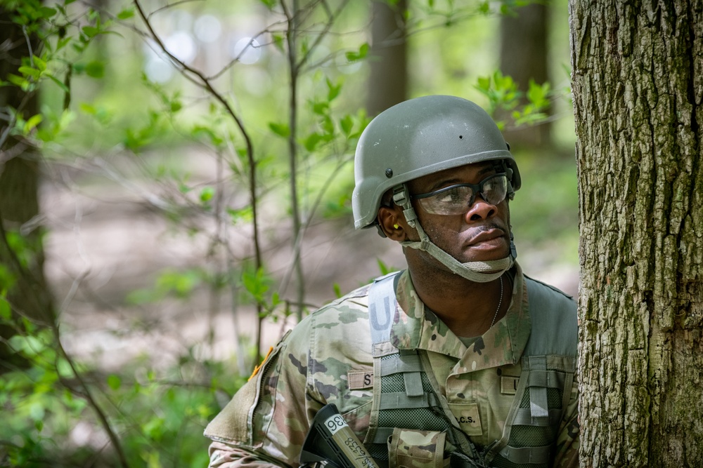 National Guard Bureau Region B Officer Candidates Conduct Phase II Training