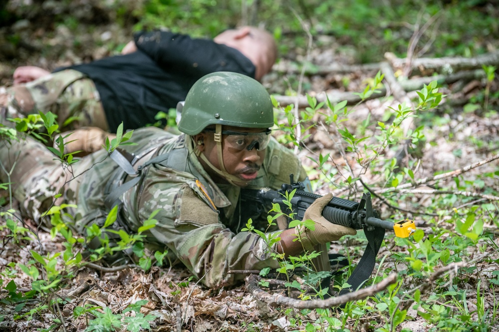 National Guard Bureau Region B Officer Candidates Conduct Phase II Training