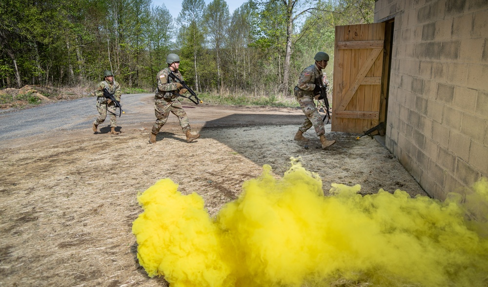 National Guard Bureau Region B Officer Candidates Conduct Phase II Training