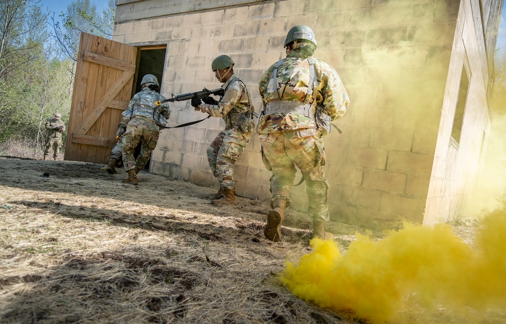 National Guard Bureau Region B Officer Candidates Conduct Phase II Training