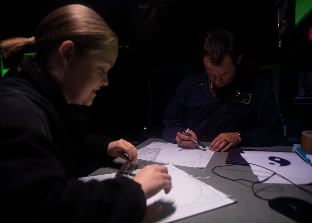 Sailors Conduct Operations Aboard USS John Finn (DDG 113)