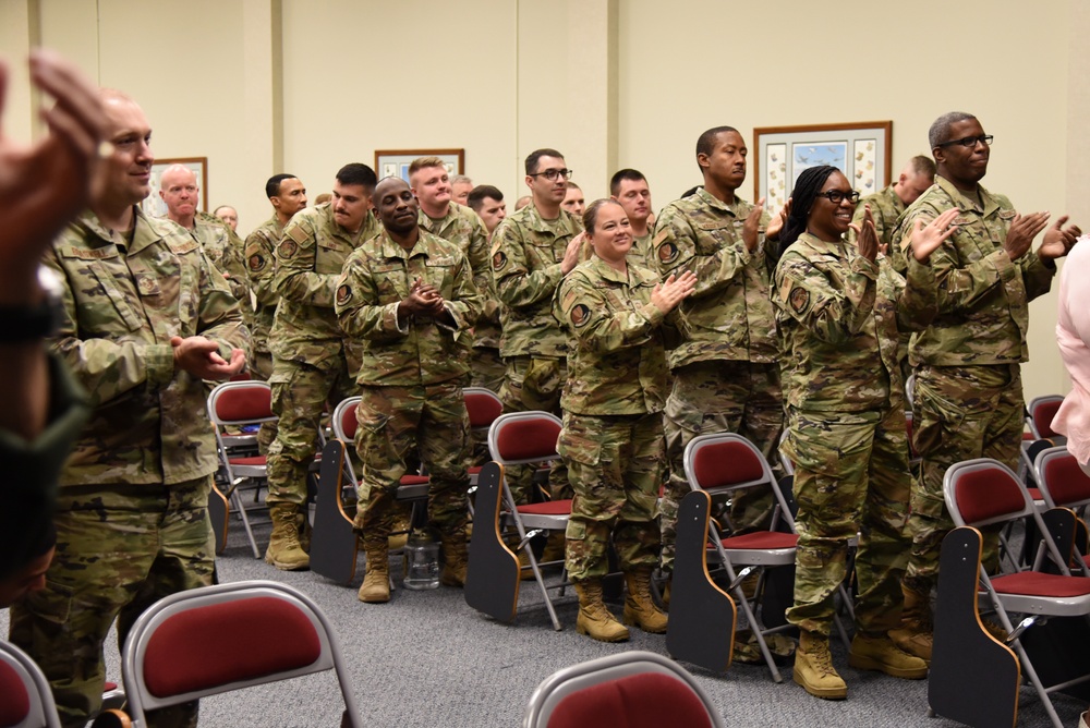 117th Intelligence Squadron SNCO promotes to senior master sergeant