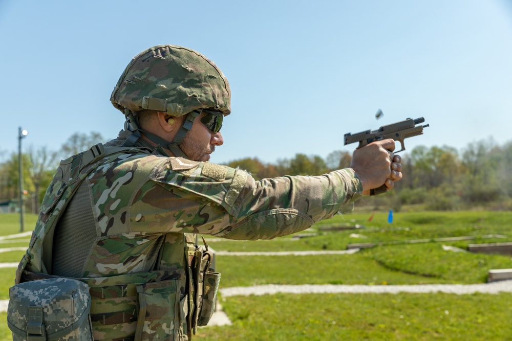 Hungarian and Serbian Soldiers participate in Ohio’s Region IV Best Warrior Competition