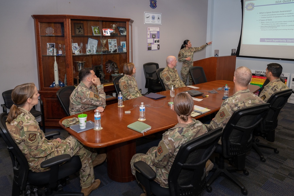 Air Reserve Personnel Center commander, Air Reserve Personnel director visit 310th Space Wing