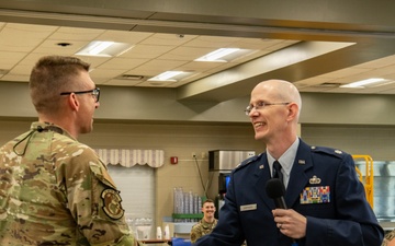 Lt Col Shepherd, 217th Air Intelligence promotion