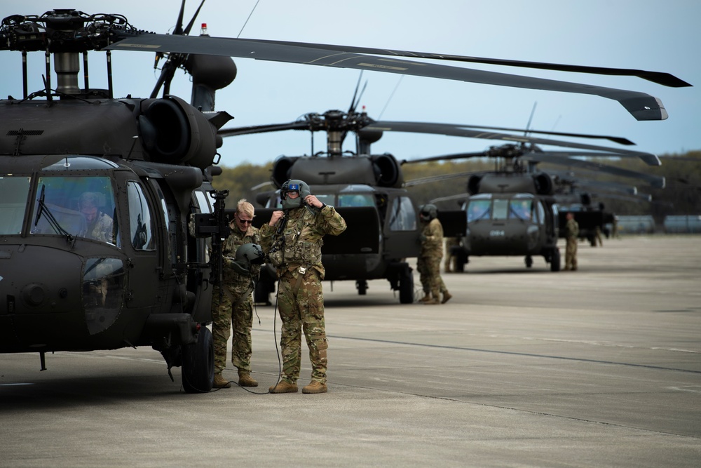 Joint Platoon Live-Fire Exercise: Land, Refuel, &amp; Take Off