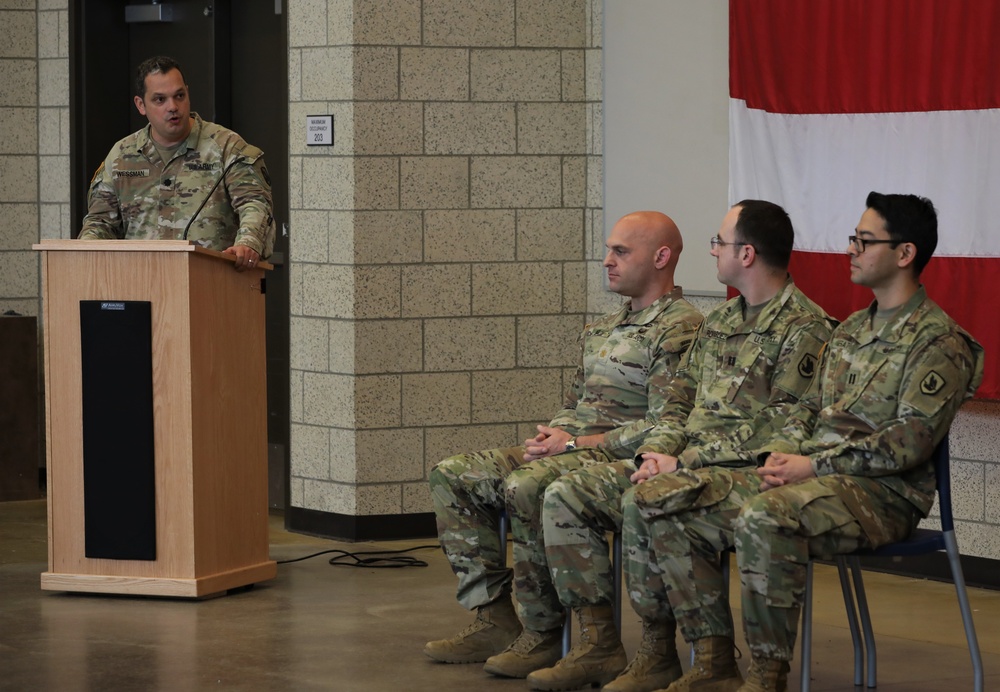 Field Support Teams 1556 and 1567 deployment ceremony