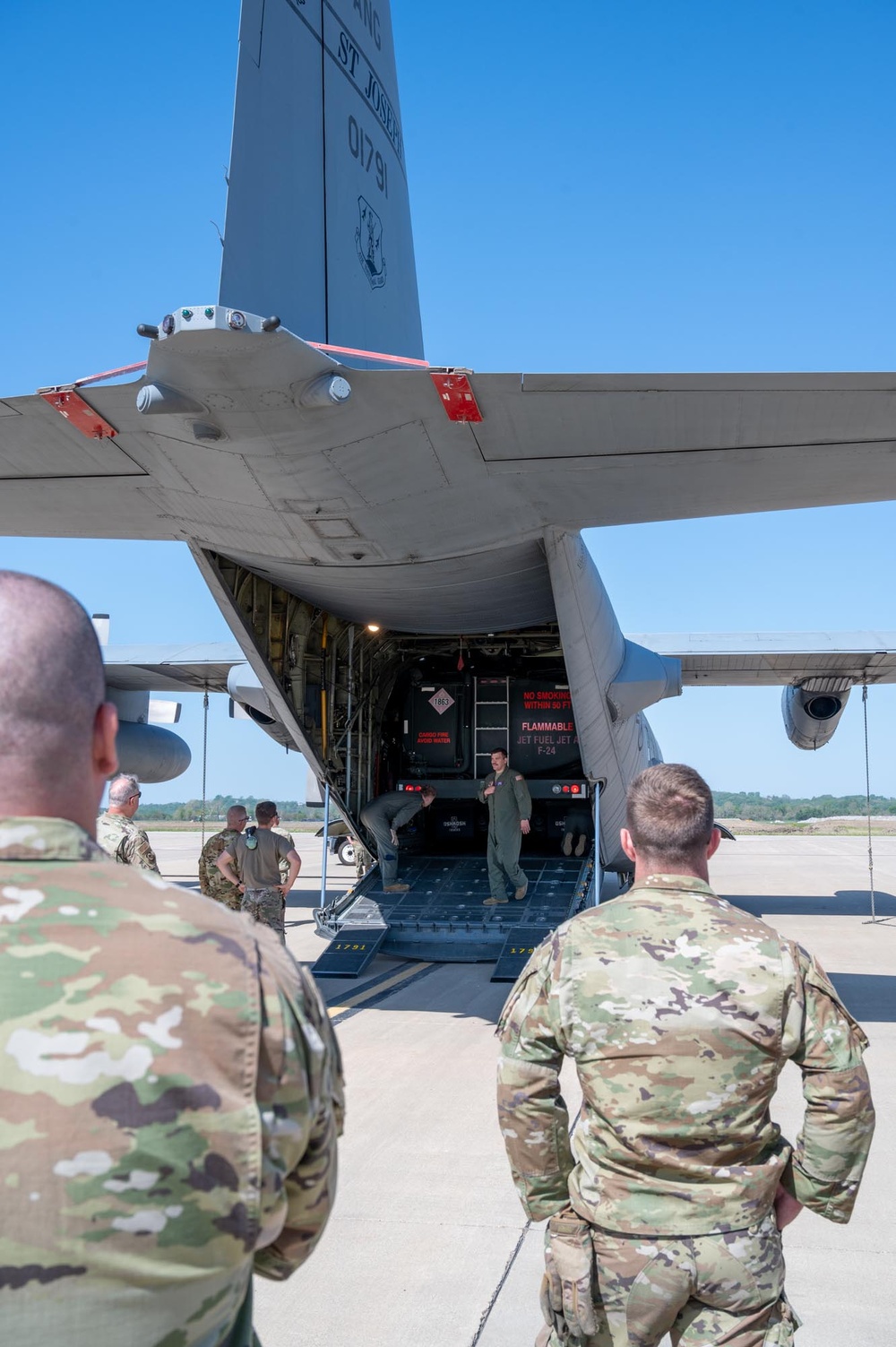 R-11 Refueler loaded onto C-130 Hercules