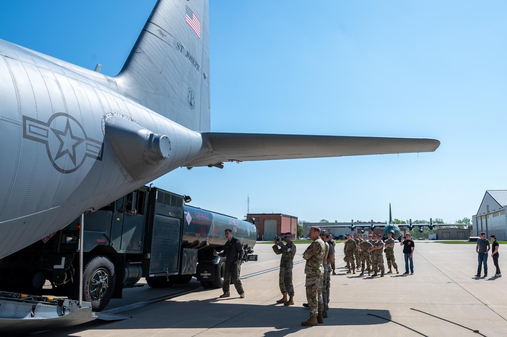 R-11 Refueler loaded onto C-130 Hercules