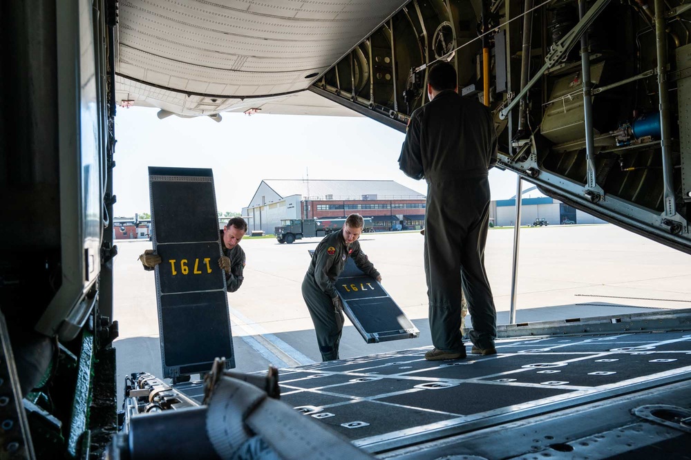 R-11 Refueler loaded onto C-130 Hercules