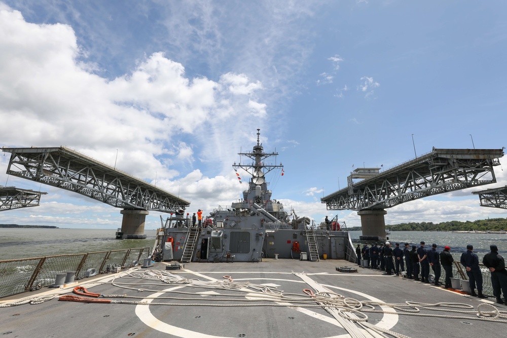 USS Ramage Deploys with Ford Carrier Strike Group