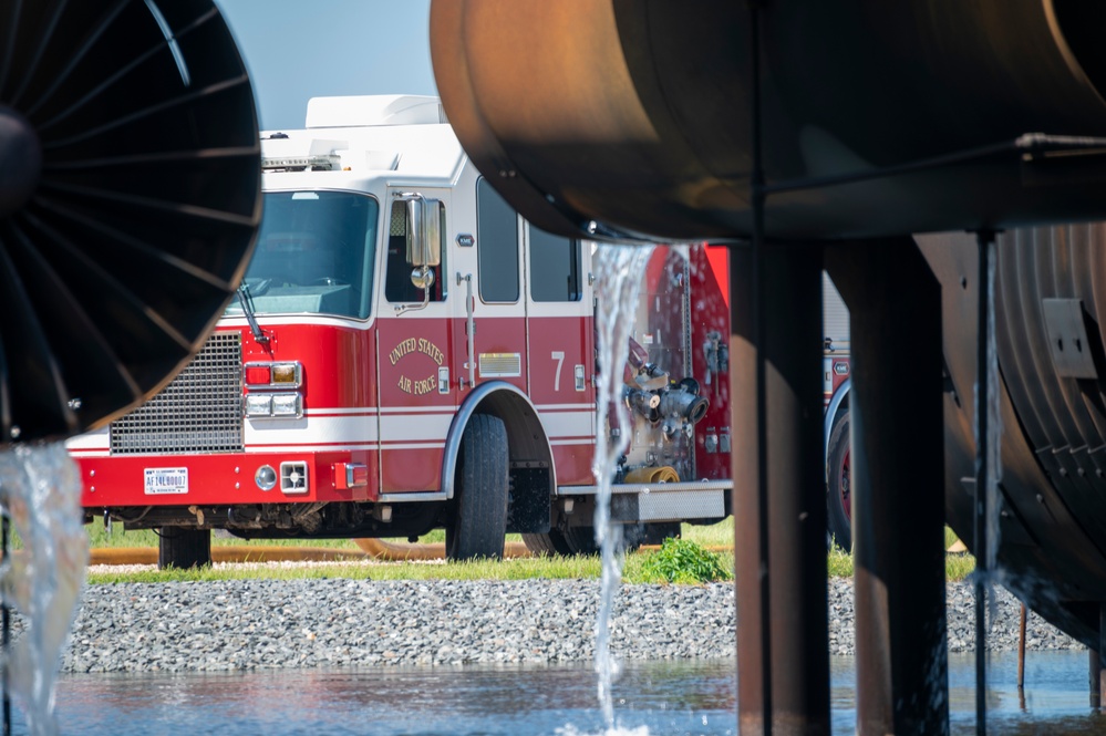 307th Bomb Wing Civil Engineer Squadron Burn Pit Exercise