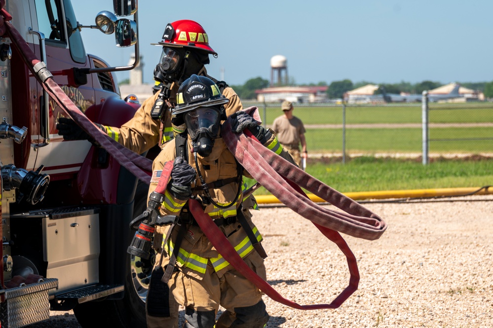 307th Bomb Wing Civil Engineer Squadron Burn Pit Exercise