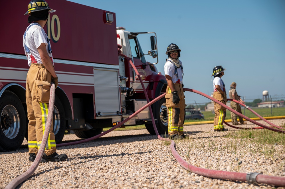 307th Bomb Wing Civil Engineer Squadron Burn Pit Exercise