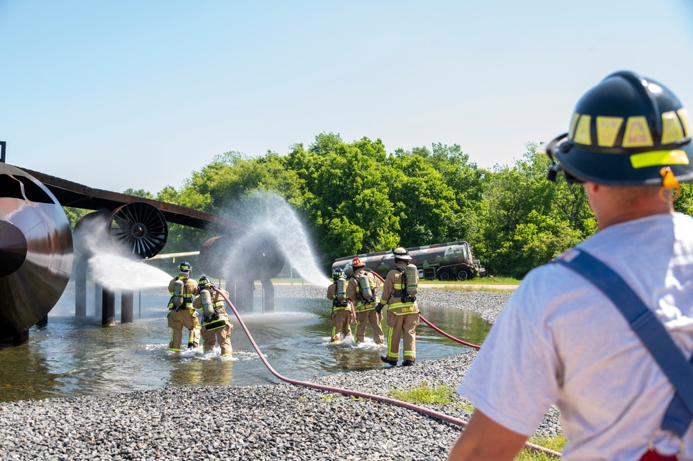 307th Bomb Wing Civil Engineer Squadron Burn Pit Exercise